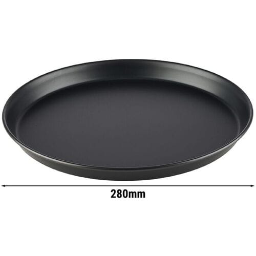 GGM Gastro (10 Stück) Pizzablech - Blaublech - Ø 280mm - Höhe: 25mm