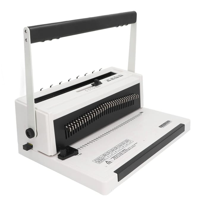 Draadklem Machine Rond Gat Dubbele Draad Gehumaniseerd Handvat 3:1 Steekkam Binder Machine gray