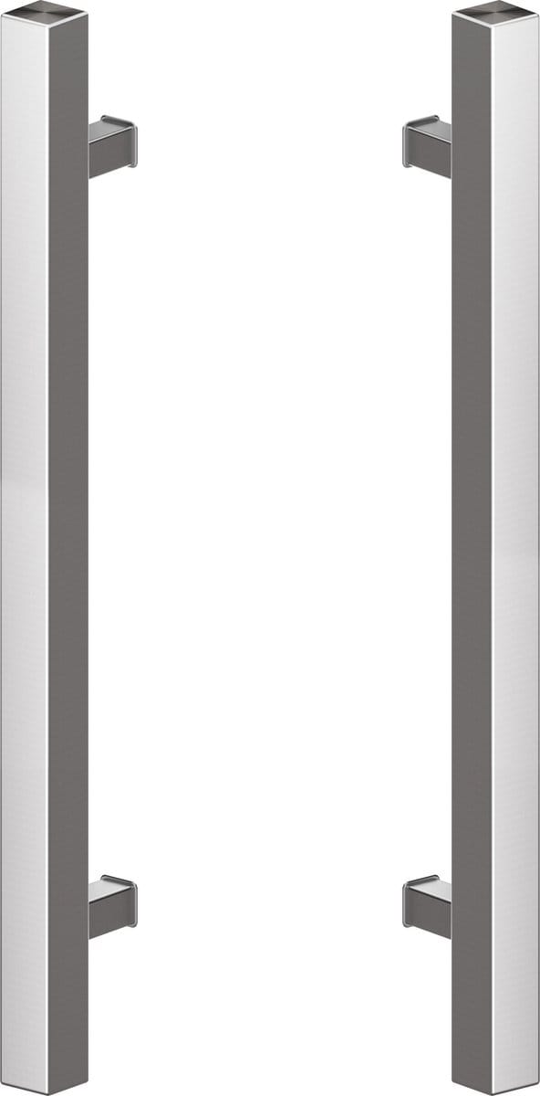 Deurgreep set RVS - 140cm - 90º - 40x40mm - T model
