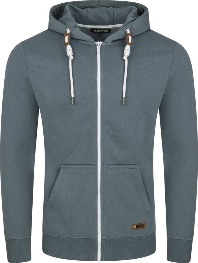 riverso Heren Sweatjack RIVThilo regular fit S Volwassenen Hoodiejacket - Sweatvest