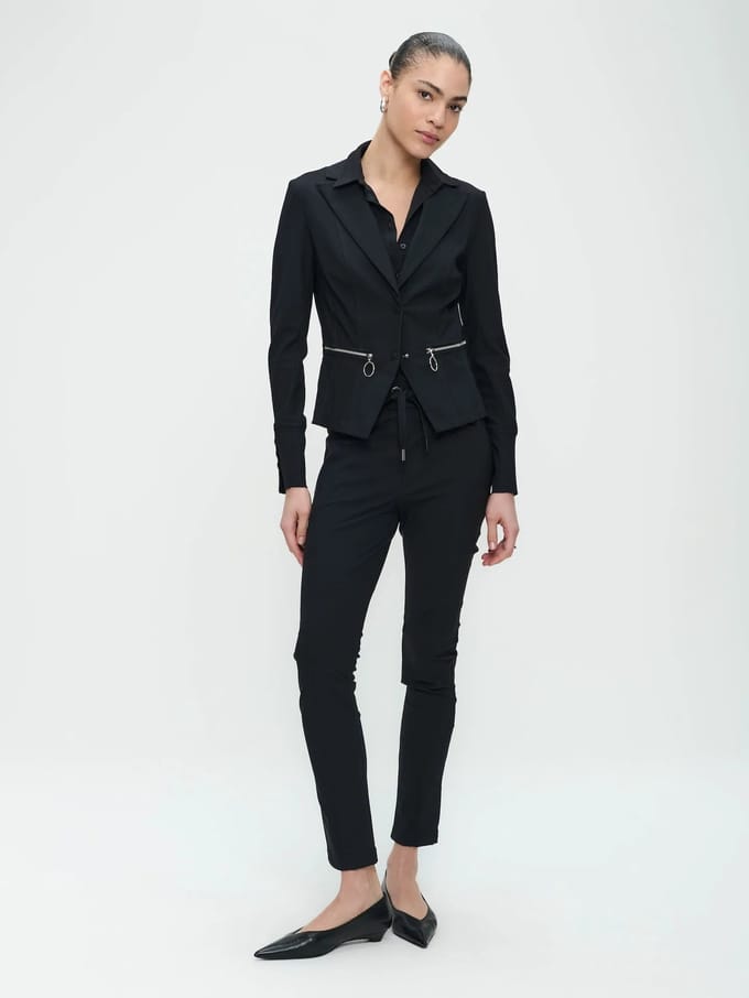 Blazer Milano Technical Jersey | Black - Black / XXS