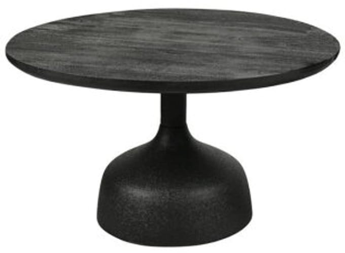 Tower Living Salontafel Elba Zwart Rond 70cm