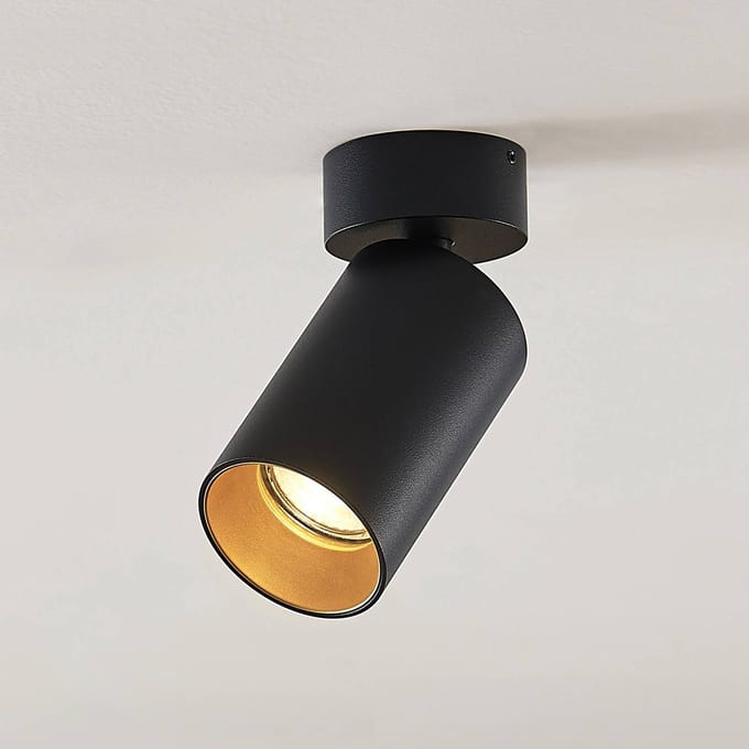 Arcchio - buitenspot - 1licht - aluminium - H: 13.4 cm - GU10 - zwart