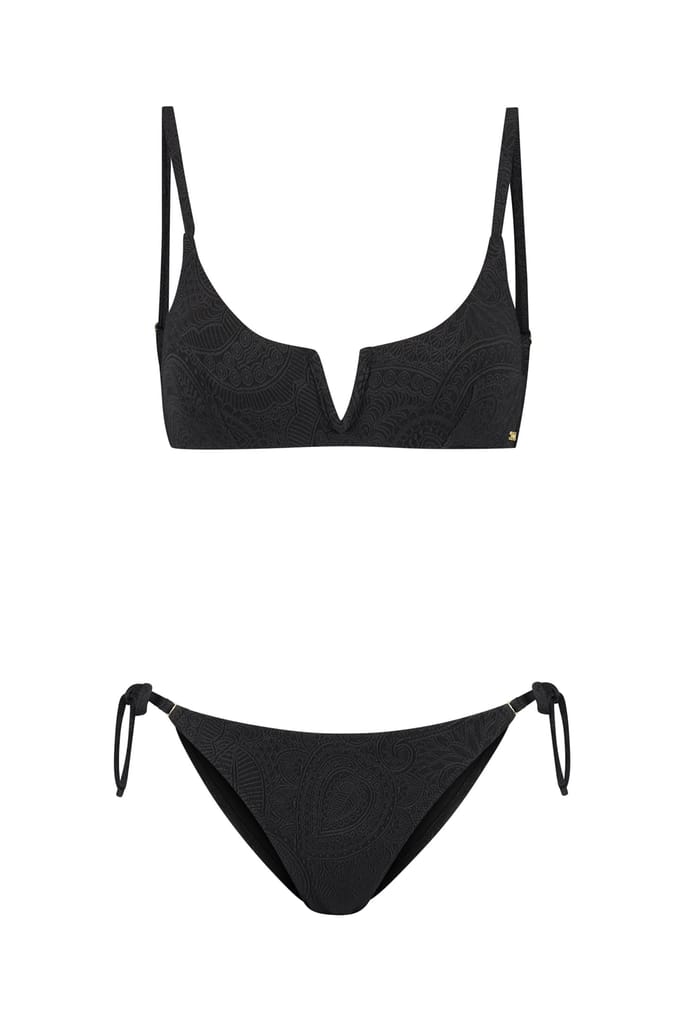 Shiwi Leah Bikini Set Paisley Structure Black Paisley Structure Taglia: 34 | Bikini Outlet | Donna | Nero