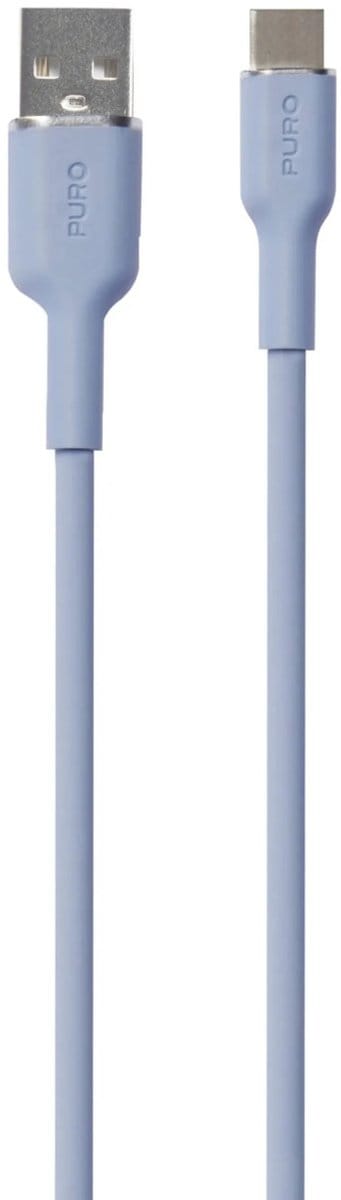 PURO PUUSBCICONLBLUE USB-kabel USB 3.2 Gen 1 (3.1 Gen 1) 1,5 m USB A USB C Blauw