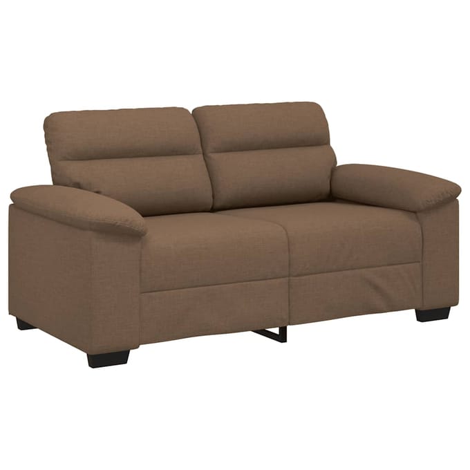 vidaXL - 2-zitsbank - bruin - 160x81x84 - cm - stof