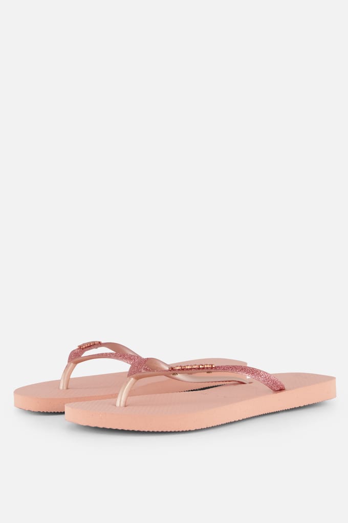 Havaianas Havaianas Slim Glitter II Slippers roze Rubber