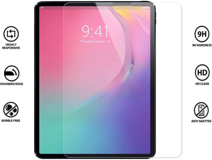 Fonu Glas Screen Protector Geschikt voor iPad Pro 12.9'
