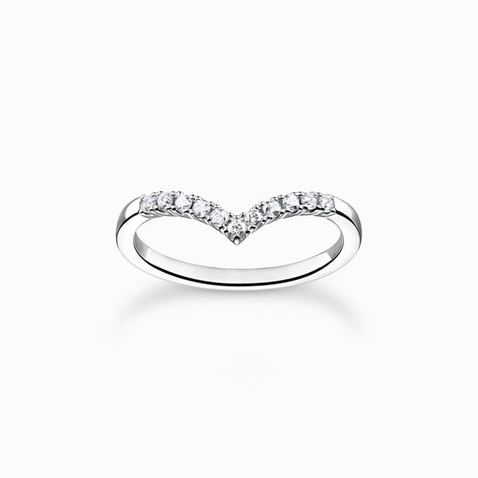 Thomas Sabo - TR2394-051-14-48 - Ring - Dames - 925er Zilver - ringmaat 48