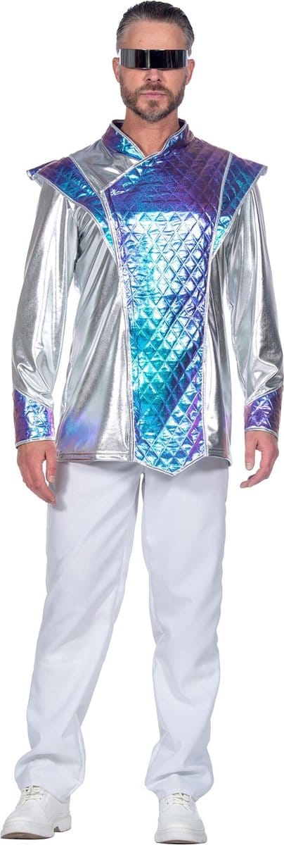 Space Jacket Metallic Heren - Maat XXL