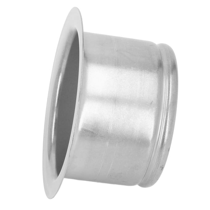 114mm Verlengde Spoelbakflens Roestvrij Staal Diepe Afvalvermaler Flens Keuken Spoelbak Flens Vervangingsonderdelen white