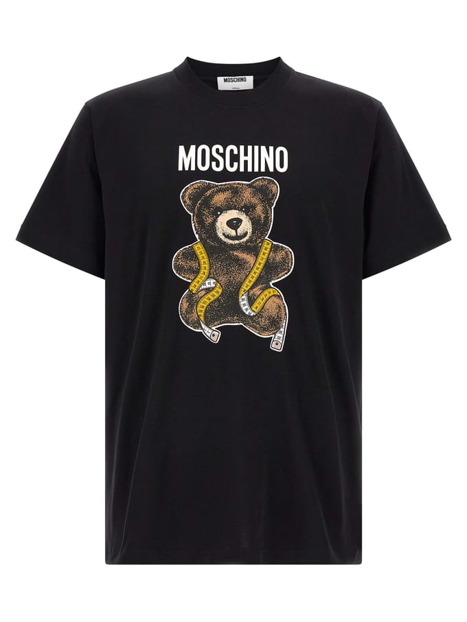 Moschino Zwarte Katoenen T-Shirt