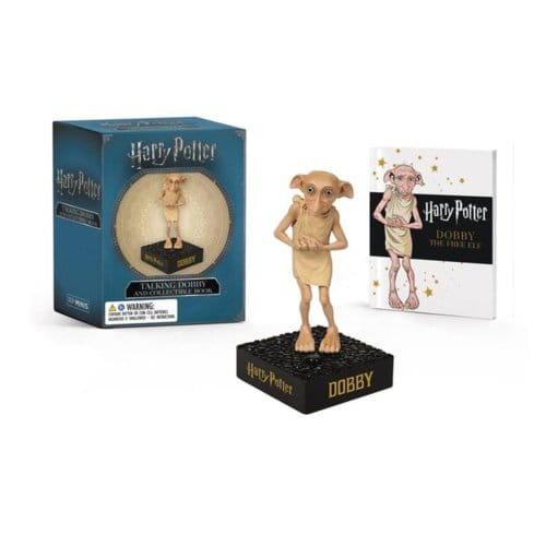 Harry Potter Talking Dobby And Collectible Book [with Battery] - Rp Minis - Running Press