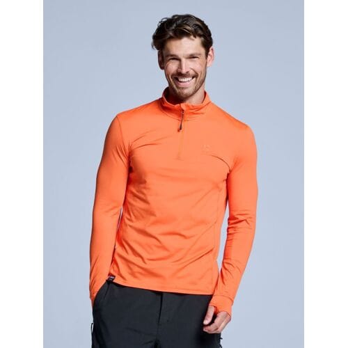 Poederbaas Midlayer Pully - Skipully - Heren - Four Seasons Lightweight 2.0 - Oranje - Maat M