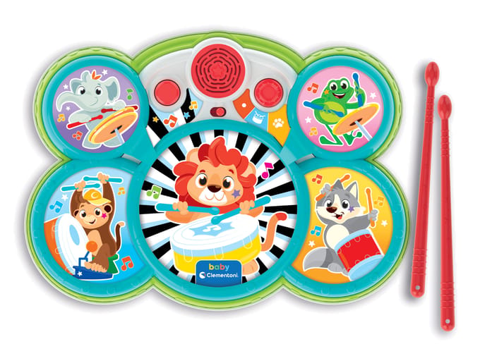 Clementoni Baby Drumset Animals