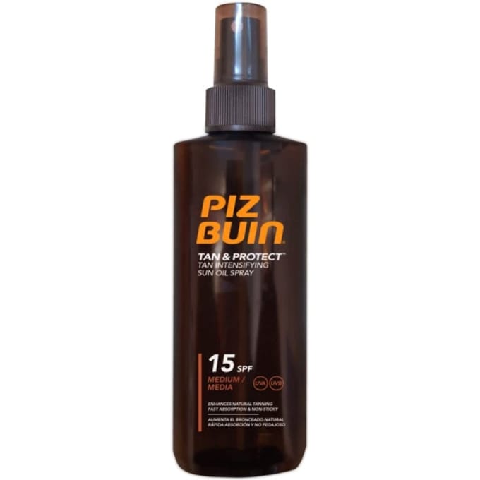 Piz Buin Tan &amp; Protect Tan Acceleration Oil Spray - SPF15 150 ml
