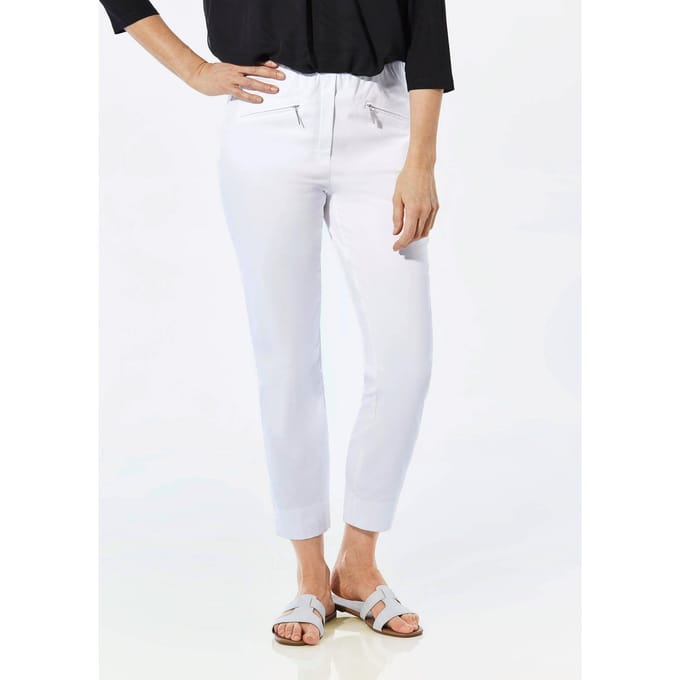 Bengaline 7/8-broek LOUISA - wit - Gr. 255 van Goldner Fashion