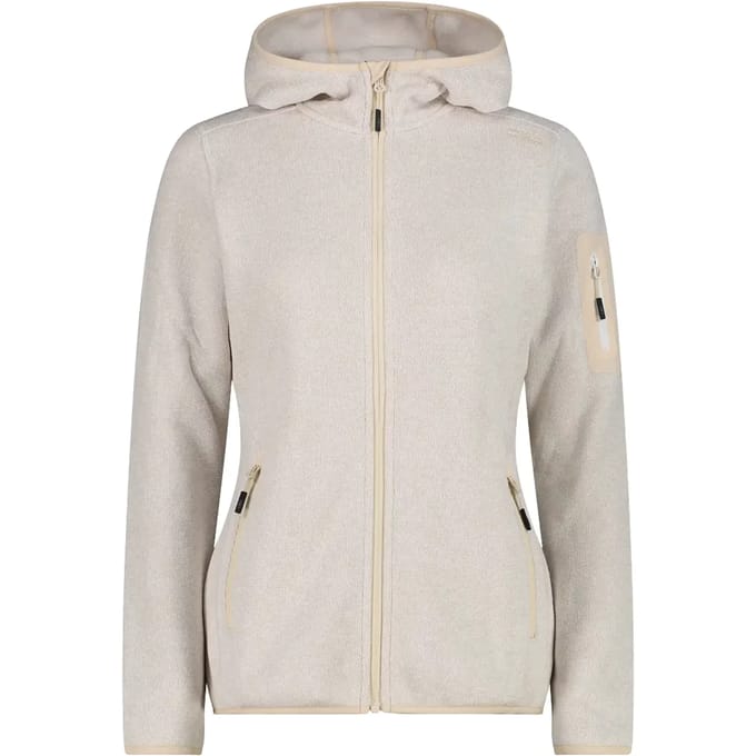 Dikke gebreide hoodie dames CMP Knit-Tech