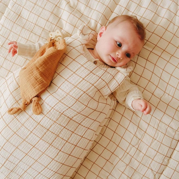 Cocoeko - Baby Slaapzak - 0-3m (55 cm) - 4 Seasons (TOG 2.0) - Camel ruit