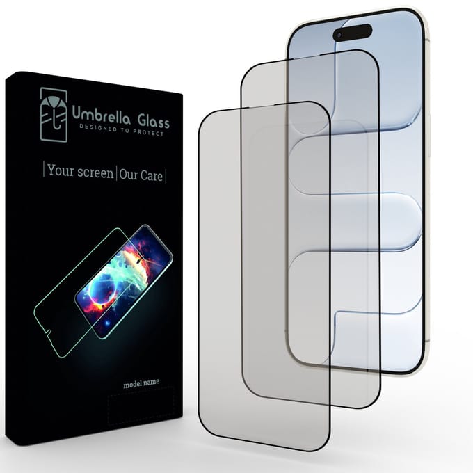 Umbrella Glass Screenprotector - Geschikt voor Apple iPhone Air - Full Cover