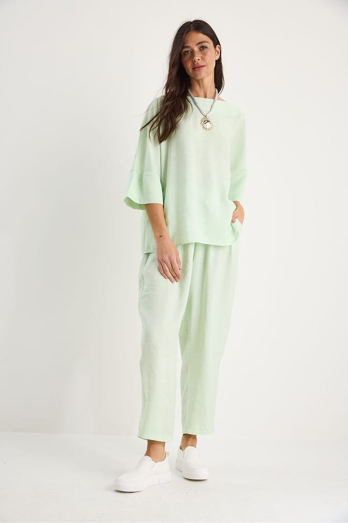 Oversized Bootneck Polyester Twee-Delige Co-ord Set