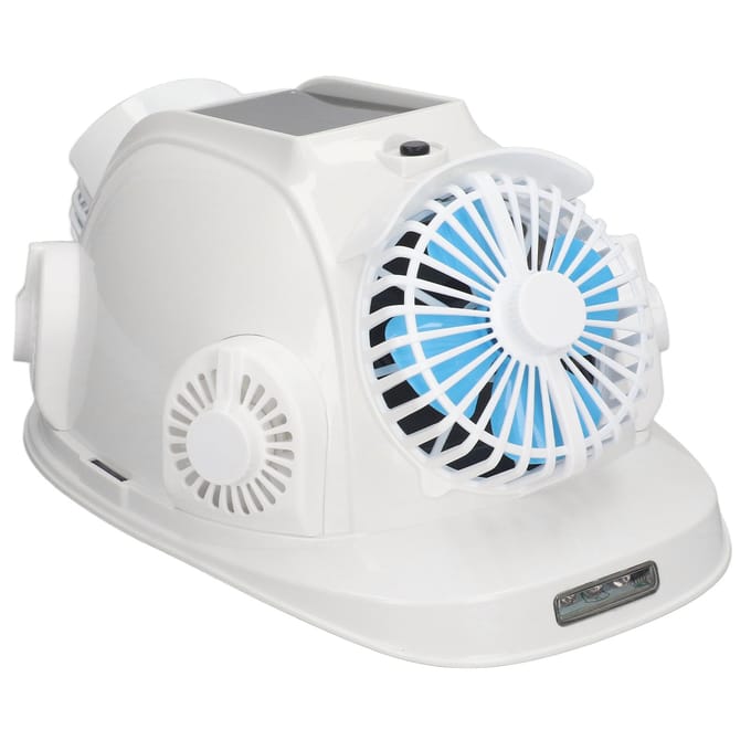 Zonneveiligheidshelm 6 Ventilator Bluetooth Intelligente Koeling Telefoon Beantwoorden Bouw Helm black