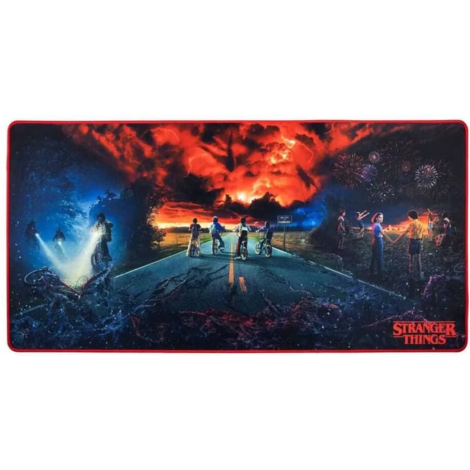 Stranger Things - XXL muismat - 90cm x 47cm - ideaal voor thuiswerken en gaming