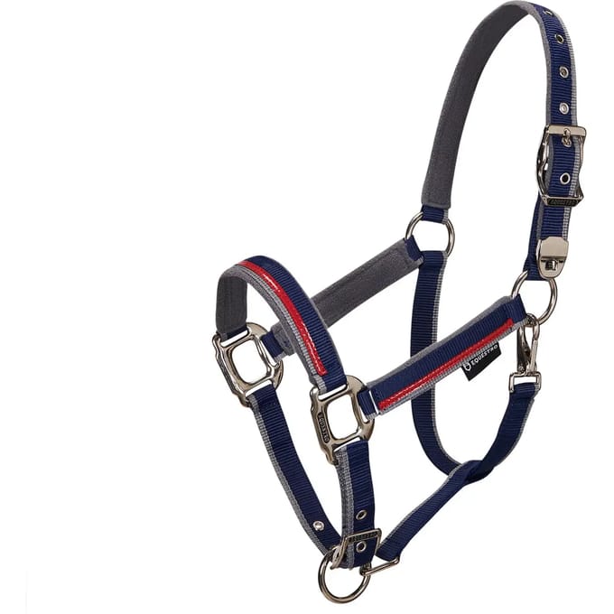 Nylon halster en longe voor paard in nylon Equestro