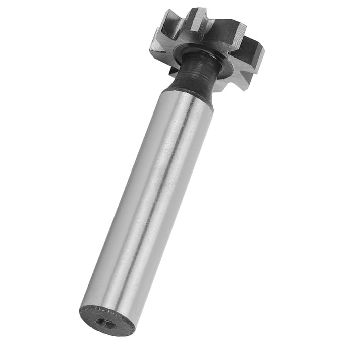 Woodruff Keerbaanfrees HSS Rechte Schacht T-sleuf Freesgereedschap 5x19x10mm