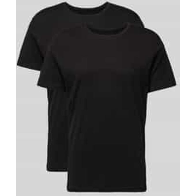 T-shirt met ronde hals in een set van 2 stuks, model 'ComfortS'