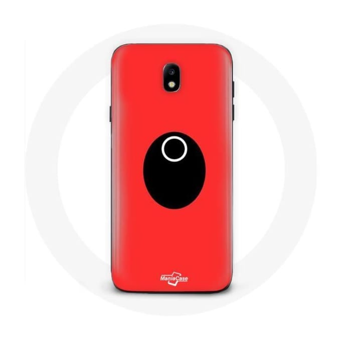 Samsung Galaxy J3 2017 hoesje Squid Game masker soldaat cirkel