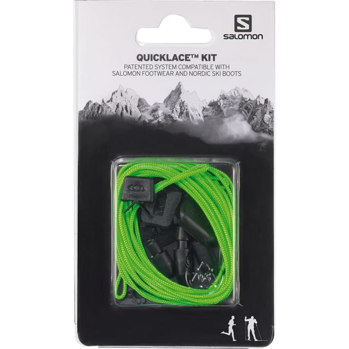 Salomon Quicklace Kit, veters, groen