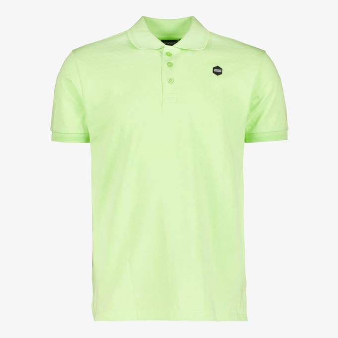 Unsigned heren polo lichtgroen - Maat S