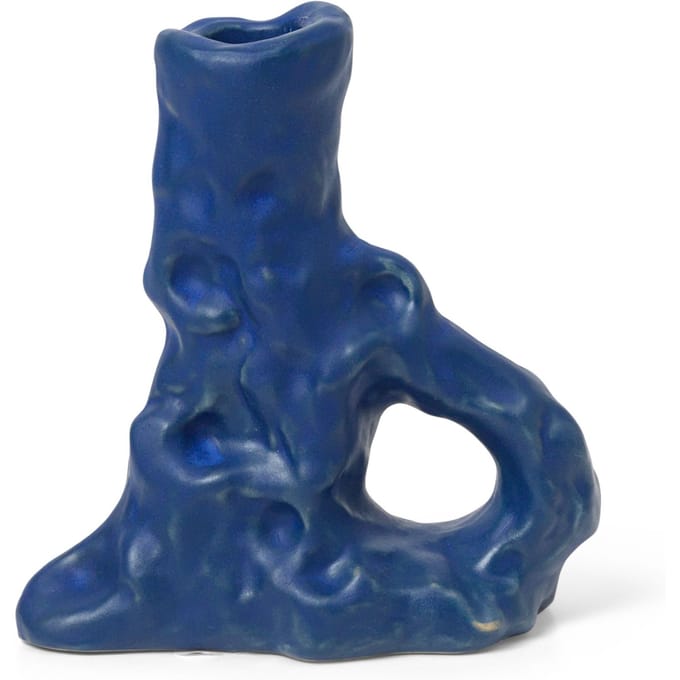 Ferm Living Dito enkele kandelaar - blauw