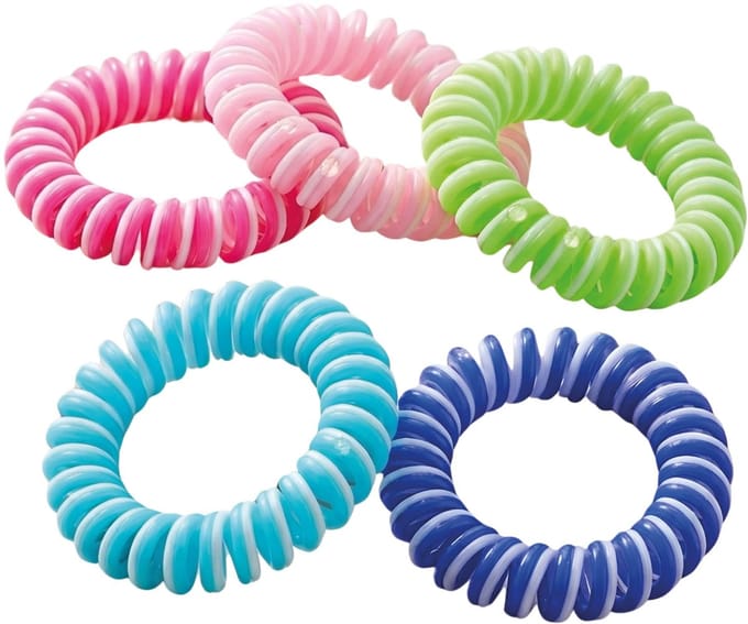 Mosquino Citronella Armband Elastiek - Anti Muggen Haar Stiekje