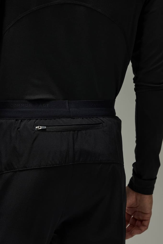 Common Pace Running Ultra Rits Zoom Toelopende Joggingbroeken | Black | Size Medium