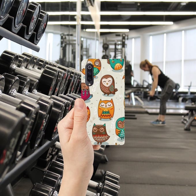 Xiaomi Mi 9 Hoesje maken Vrolijke Uilen