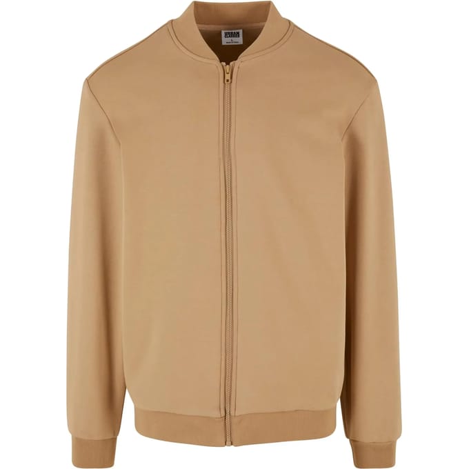 Urban Classics - Cozy College jacket Sweater/trui met rits - M - Beige