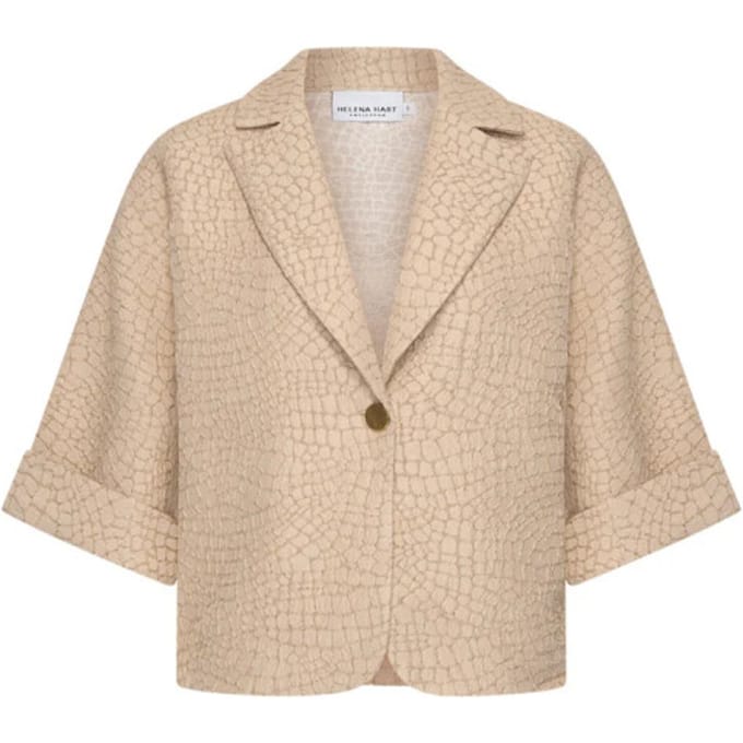 Helena Hart Blazer pien croco 7733 sand