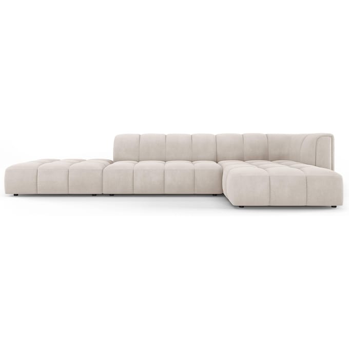 Hoekbank Francesca chenille rechts 5-zits | Milo Casa