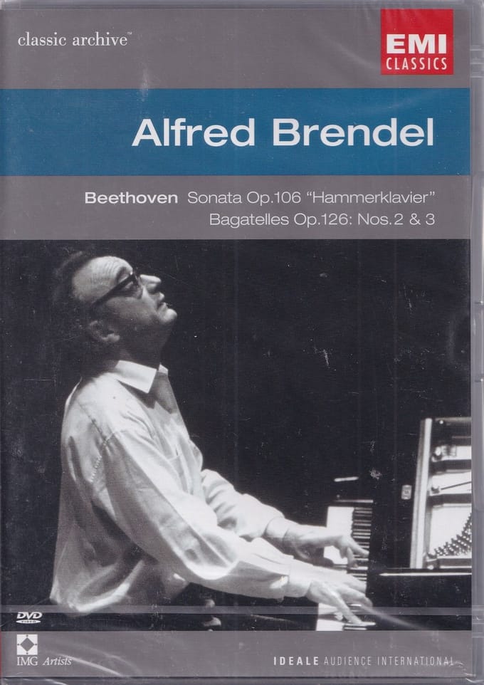 DVD Alfred Brendel - Ludwig van Beethoven - Alfred Brendel (piano)