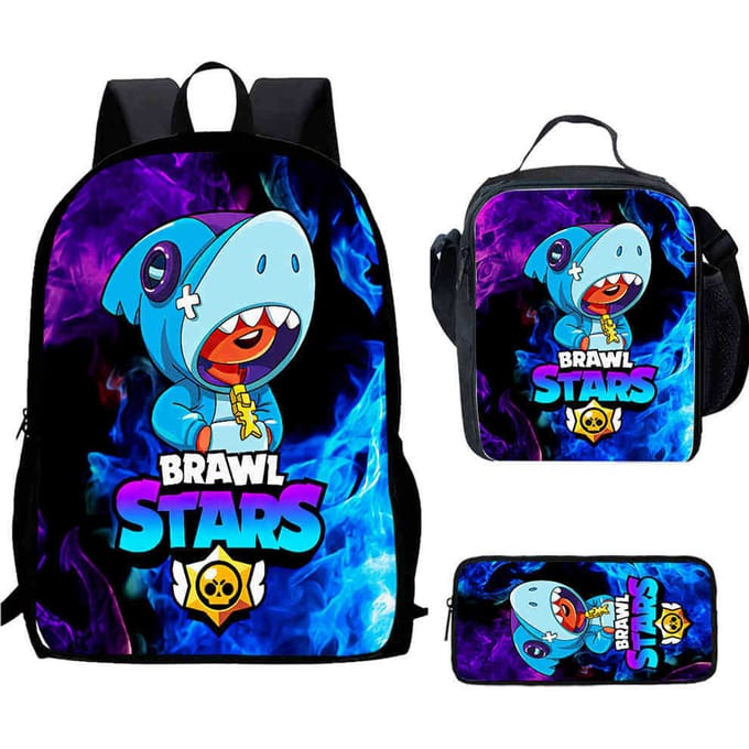 Brawl Stars Schooltas Hoge Definitie Print Multi-Functioneel Lichtgewicht Rugzak