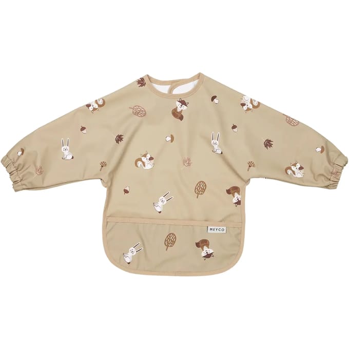 Meyco Baby Forest Animals mouwslab - sand