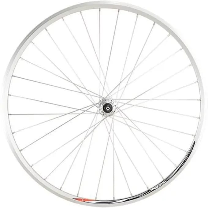 Achterwiel van de fiets met schroefbare vrijloopas Velox