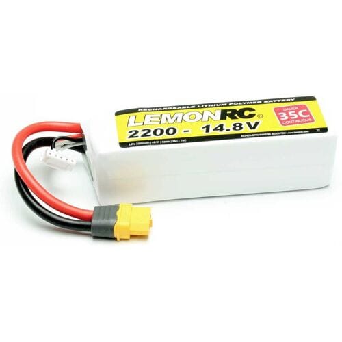 LemonRC LiPo accupack 14.8 V 2200 mAh Aantal cellen: 4 35 C Softcase XT60