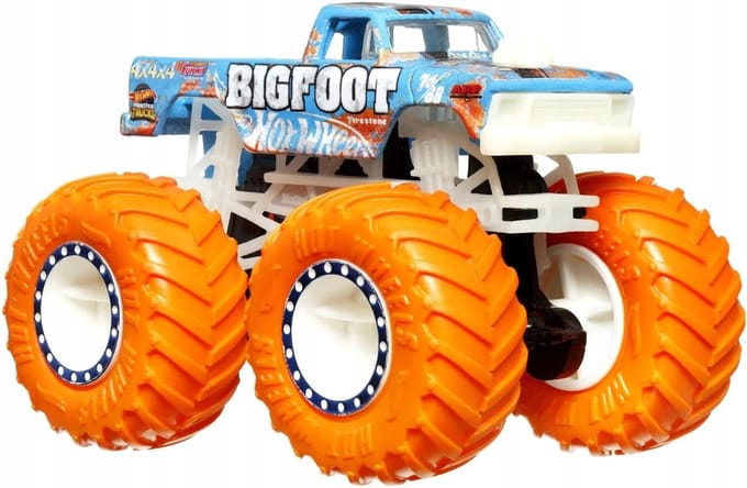 Hot Wheels Monster Trucks Bigfoot Glow in the Dark - Nieuw model