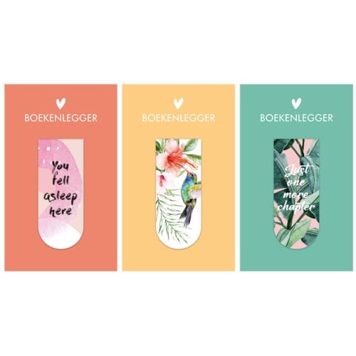 Tropic magnetische boekenlegger, assorti