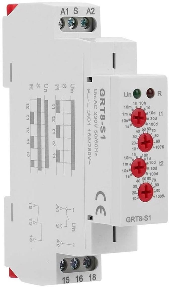 Allecto - Time relay - Cycle timer - Mini asymmetric - Ac 230V