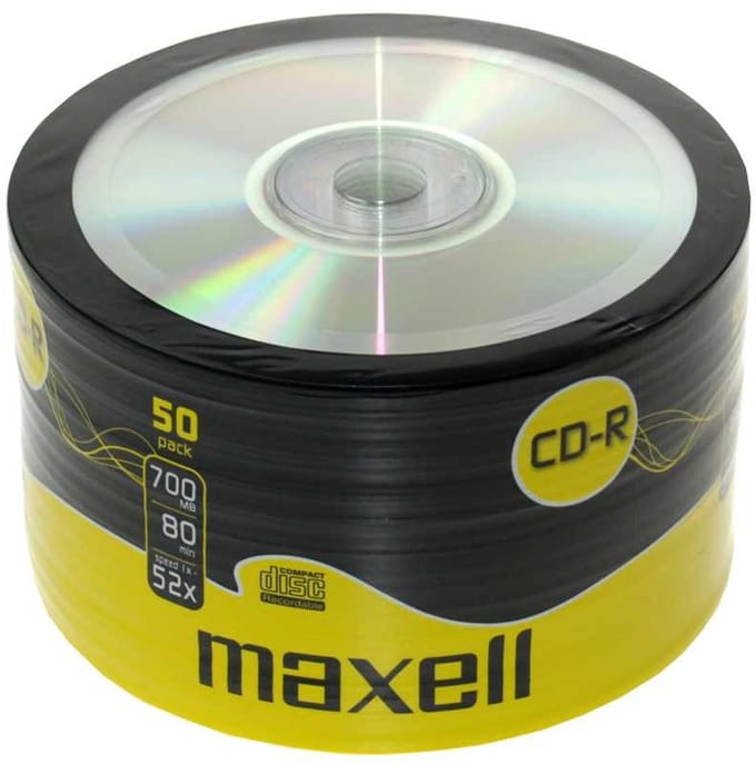 Maxell CD-R 80XL 52x 50 Pack