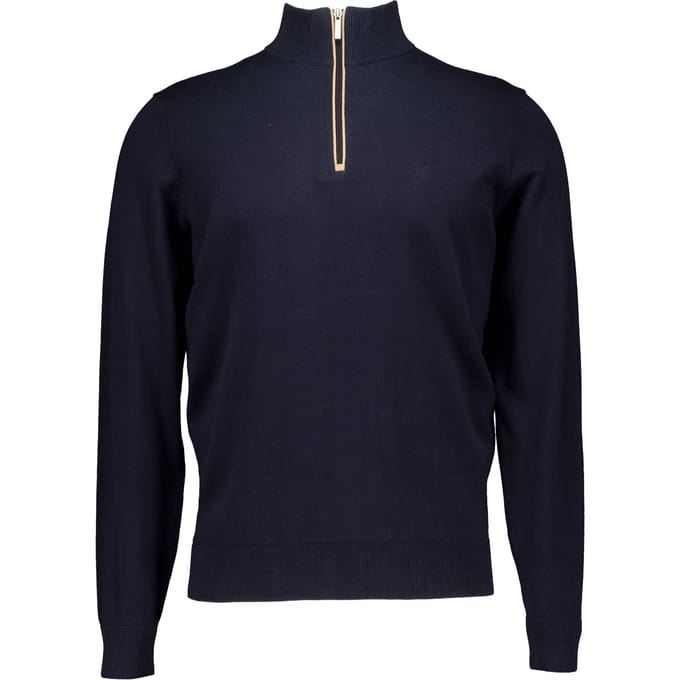 Bugatti Herren Pullover 1/1 Arm  Donkerblauw 7500-15510e
